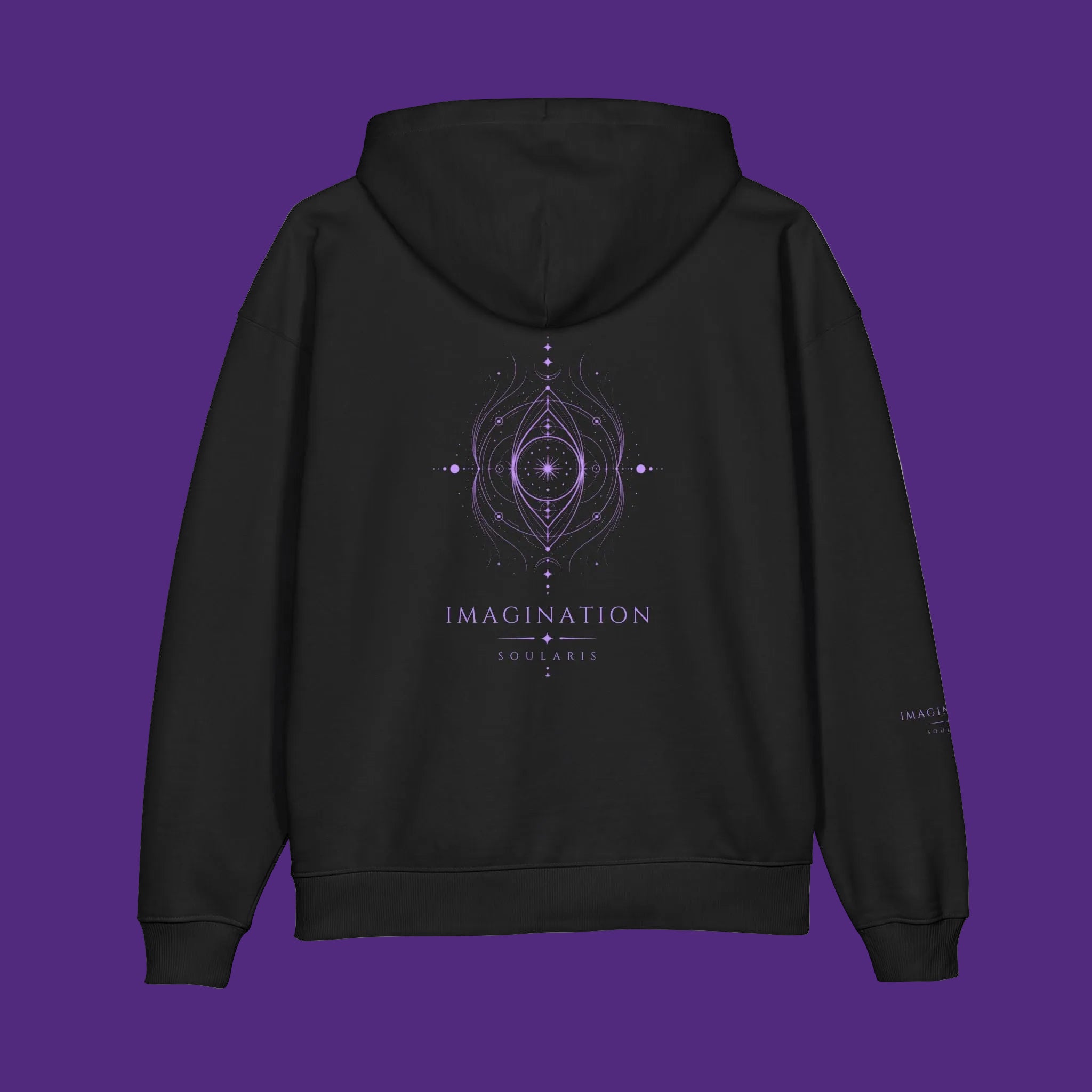 Good Vibes Soularis Organic Unisex Hoodie „IMAGINATION – Inner Vision Portal“